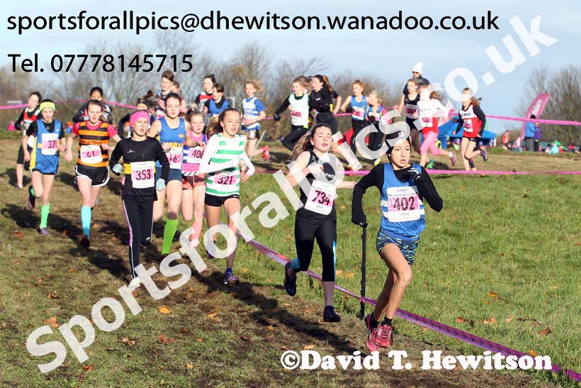 Girls under-13s Start Fitness HEHL, Aykley Heads, Durham. Photo: David T. Hewitson/Sports for All Pics